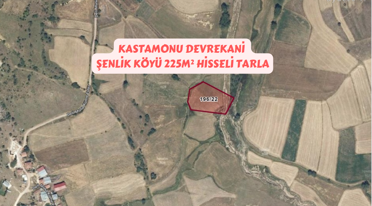 KASTAMONU DEVREKANİ ŞENLİK KÖYÜ 225M² HİSSELİ TARLAMIZ SATILIK. - KASTAMONU DEVREKANİ fotoğraf 6